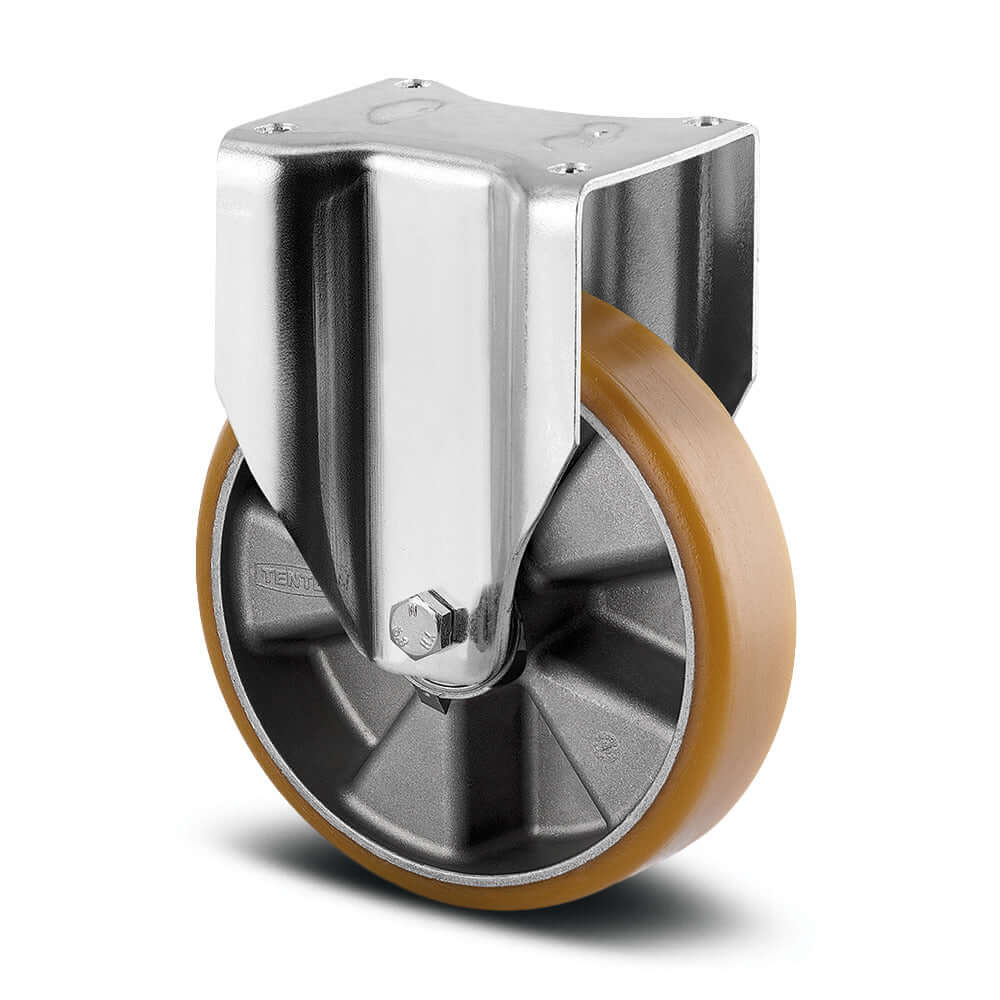 Roata Fixa Poliuretan 200x50 mm Tente 4688ITP200P63 | Sarcina 800