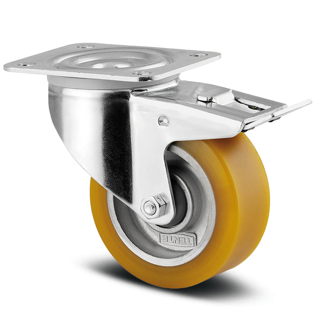 Roata pivotanta cu frana fi 100 3477ITP100P62 Tente RulStore