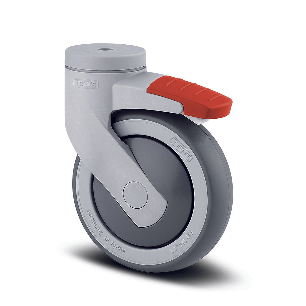 Roata pivotanta cu frana fi 125 5377PJP125P30-13 Tente RulStore