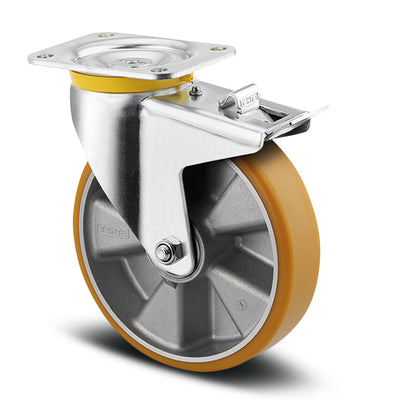 Roata pivotanta cu frana fi 160 4687ITP160P63 Tente RulStore